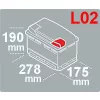 Exide Premium EA770 77Ah/760A akkumulátor- jobb pozitív