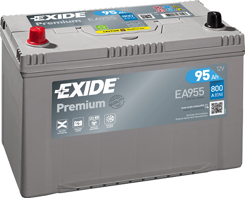 Exide Premium EA955 95Ah/800A akkumulátor - bal pozitív