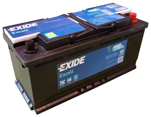 Exide Excell EB1100 110Ah/850A akkumulátor - jobb pozitív