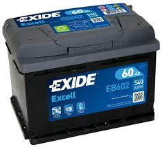 Exide Excell EB602 60Ah/540A akkumulátor - jobb pozitív