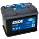 Exide Excell EB602 60Ah/540A akkumulátor - jobb pozitív