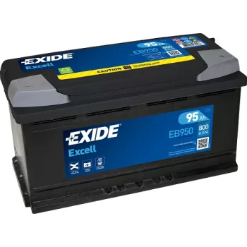 Exide Exell EB950 95Ah/800A akkumulátor - jobb pozitív