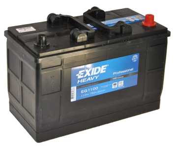 Exide Heavy Pro EG1100 110Ah/750A teherautó akkumulátor, perem nélküli - jobb pozitív