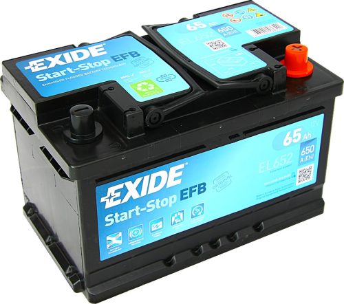 Exide EFB EL652 65Ah/650A Start-Stop akkumulátor - jobb pozitív