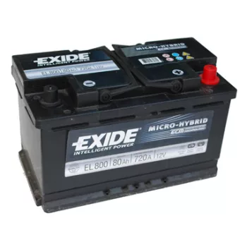   Exid Intelligen Power EL800 80Ah/720A Start-Stop akkumulátor - jobb pozitív