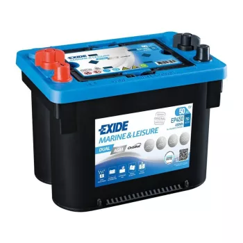   Exide Maxxima EP450 50Ah/750A Start Stop akkumulátor - bal pozitív, közép