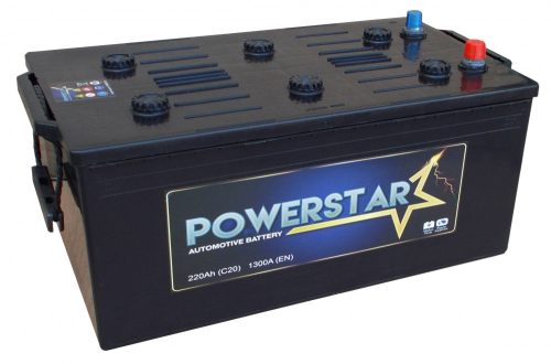 Powerstar 220Ah/1300A akkumulátor - bal pozitív