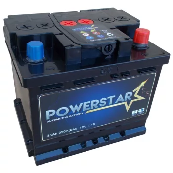 Powerstar 45Ah/330A akkumulátor - jobb pozitív