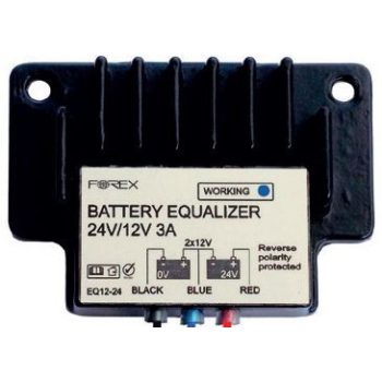 Töltés kiegyenlítő 24V/12V 3A (alubordában)