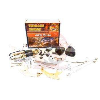   Terrain Tamer Kézifék felújító készlet hátsó dobfékhez ABS nélküli modellhez (Handbrake Kit Lhd Rear Drum Brake Minus Abs) Toyota Landcruiser HZJ 76 78 79 1999-2017