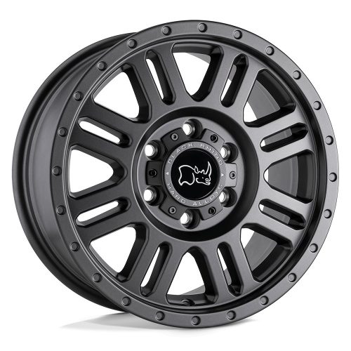 Alumínium felni 17x8 ET45 5x160 Matte Gunmetal Yellowstone Black Rhino