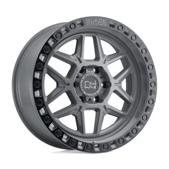   Alumínium felni 17x9 ET0 5x127 Battleship Gray W/ Black Ring Kelso Black Rhino