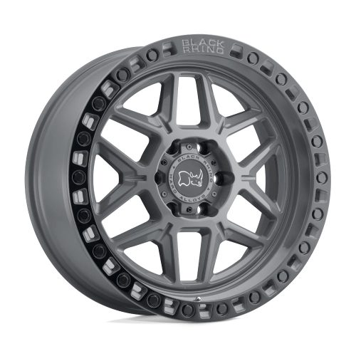 Alumínium felni 17x9 ET0 5x127 Battleship Gray W/ Black Ring Kelso Black Rhino