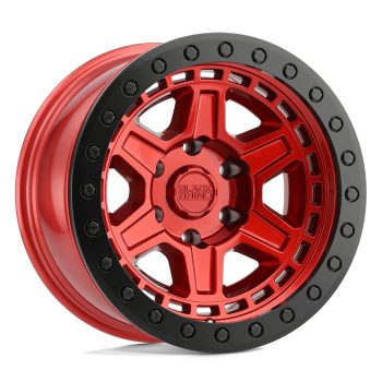   Alumínium felni 17x9 ET0 5x127 Candy RED W/ Black Ring & Bolts Reno Black Rhino
