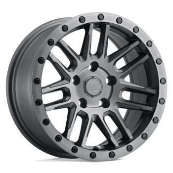   Alumínium felni 18x8 ET30 5x127 Matte Brushed Gunmetal W/ Black Bolts Arches Black Rhino