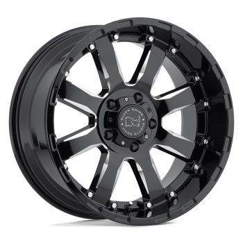   Alumínium felni 18x9 ET12 6x139,7 Gloss Black W/ Milled Spokes Sierra Black Rhino