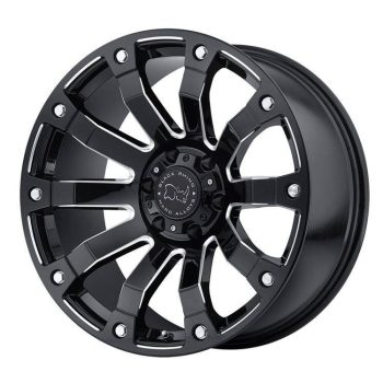   Alumínium felni 20x9 ET12 6x139,7 Gloss Black Milled Selkirk Black Rhino