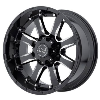   Alumínium felni 20x9 ET12 6x135 Gloss Black Milled Sierra Black Rhino