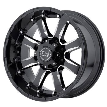   Alumínium felni 20x9 ET12 6x139,7 Gloss Black Milled Sierra Black Rhino