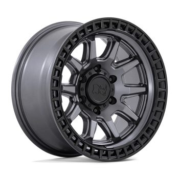   Alumínium felni 17x8.5 ET34 5x120 Matte Gunmetal W/ Matte Black LIP Calico Black Rhino