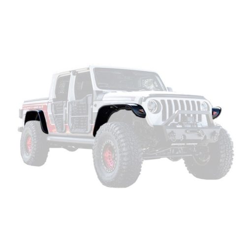 Bushwacker Flat Style sárvédőszélesítés szett - Jeep Gladiator JT 20->