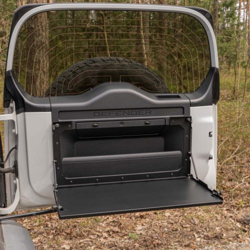 Expedition-Gear Lehajtható asztal hátsó ajtóra - Land Rover Defender (2020->)