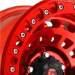 Alumínium felni 17x9 ET-15 5x127 D100 Zephyr Beadlock Candy Red Fuel