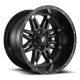 Alumínium felni 17x8.5 ET38 5x114.3/5x120 D531 Hostage Matte Black Fuel