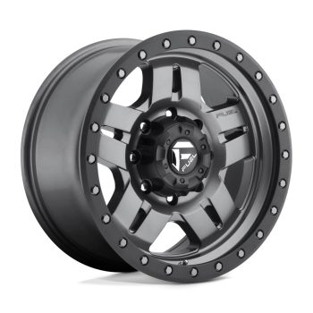   Alumínium felni 15x8 ET-18 5x114.3 D558 Anza Matte GUN Metal Black Bead Ring Fuel