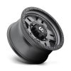   Alumínium felni 15x8 ET-18 5x114.3 D558 Anza Matte GUN Metal Black Bead Ring Fuel