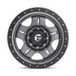 Alumínium felni 15x8 ET-18 5x114.3 D558 Anza Matte GUN Metal Black Bead Ring Fuel