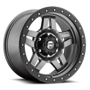   Alumínium felni 17x8.5 ET-6 5x127 D558 Anza Matte Gunmetal/Black Bead Ring Fuel