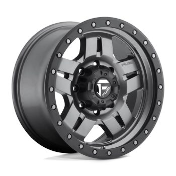  Alumínium felni 17x8.5 ET6 6x139,7 D558 Anza Matte GUN Metal Black Bead Ring Fuel