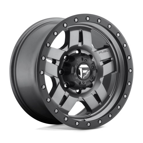 Alumínium felni 17x8.5 ET6 6x139,7 D558 Anza Matte GUN Metal Black Bead Ring Fuel