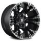 Alumínium felni 18x9 ET20 5x139.7/5x150 D569 Vapor New Matte Black/Double Dark Tint Fuel