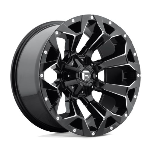 Alumínium felni 17x9 ET1 5x114.3/5x127 D576 Assault Gloss Black Milled Fuel