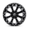   Alumínium felni 17x9 ET1 5x114.3/5x127 D576 Assault Gloss Black Milled Fuel