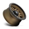   Alumínium felni 17x8.5 ET-6 5x127 D583 Anza Matte Bronze Black Bead Ring Fuel