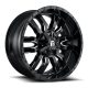 Alumínium felni 20x10 ET-19 6x135/6x139,7 D595 Sledge Gloss Black Milled Fuel