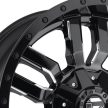 Alumínium felni 22x10 ET-18 6x135/6x139,7 D595 Sledge Gloss Black Milled Fuel