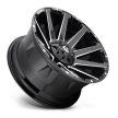 Alumínium felni 20x10 ET-19 6x135/6x139,7 D615 Contra Gloss Black Milled Fuel