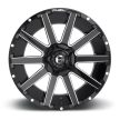 Alumínium felni 20x10 ET-19 6x135/6x139,7 D615 Contra Gloss Black Milled Fuel