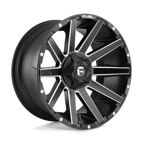 Alumínium felni 18x9 ET1 6x135/6x139,7 D616 Contra Matte Black Milled Fuel