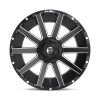   Alumínium felni 18x9 ET1 6x135/6x139,7 D616 Contra Matte Black Milled Fuel