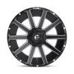 Alumínium felni 18x9 ET1 6x135/6x139,7 D616 Contra Matte Black Milled Fuel