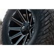 Alumínium felni 20x9 ET20 5x127/5x139.7 D616 Contra Matte Black Milled Fuel