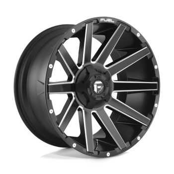   Alumínium felni 22x10 ET-18 8x180 D616 Contra Matte Black Milled Fuel