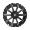   Alumínium felni 22x10 ET-18 8x180 D616 Contra Matte Black Milled Fuel