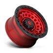 Alumínium felni 17x9 ET-12 5x127 D632 Zephyr Candy RED Black Bead Ring Fuel