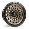   Alumínium felni 17x8.5 ET25 5x108 D634 Zephyr Matte Bronze Black Bead Ring Fuel